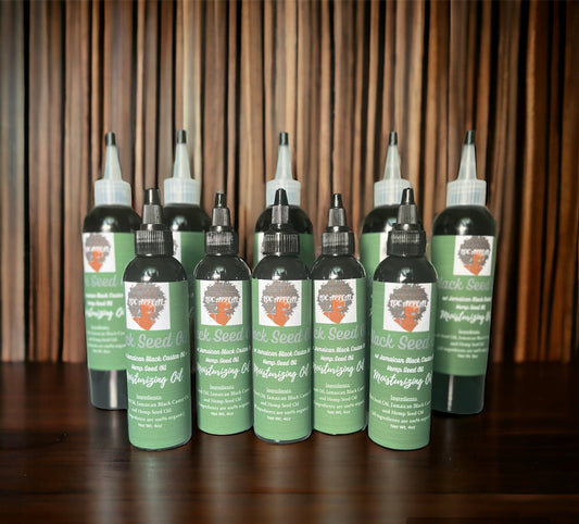 Black Seed Oil with Jamaican Black Castor Oil and Hemp Oil Moisturizing Oil