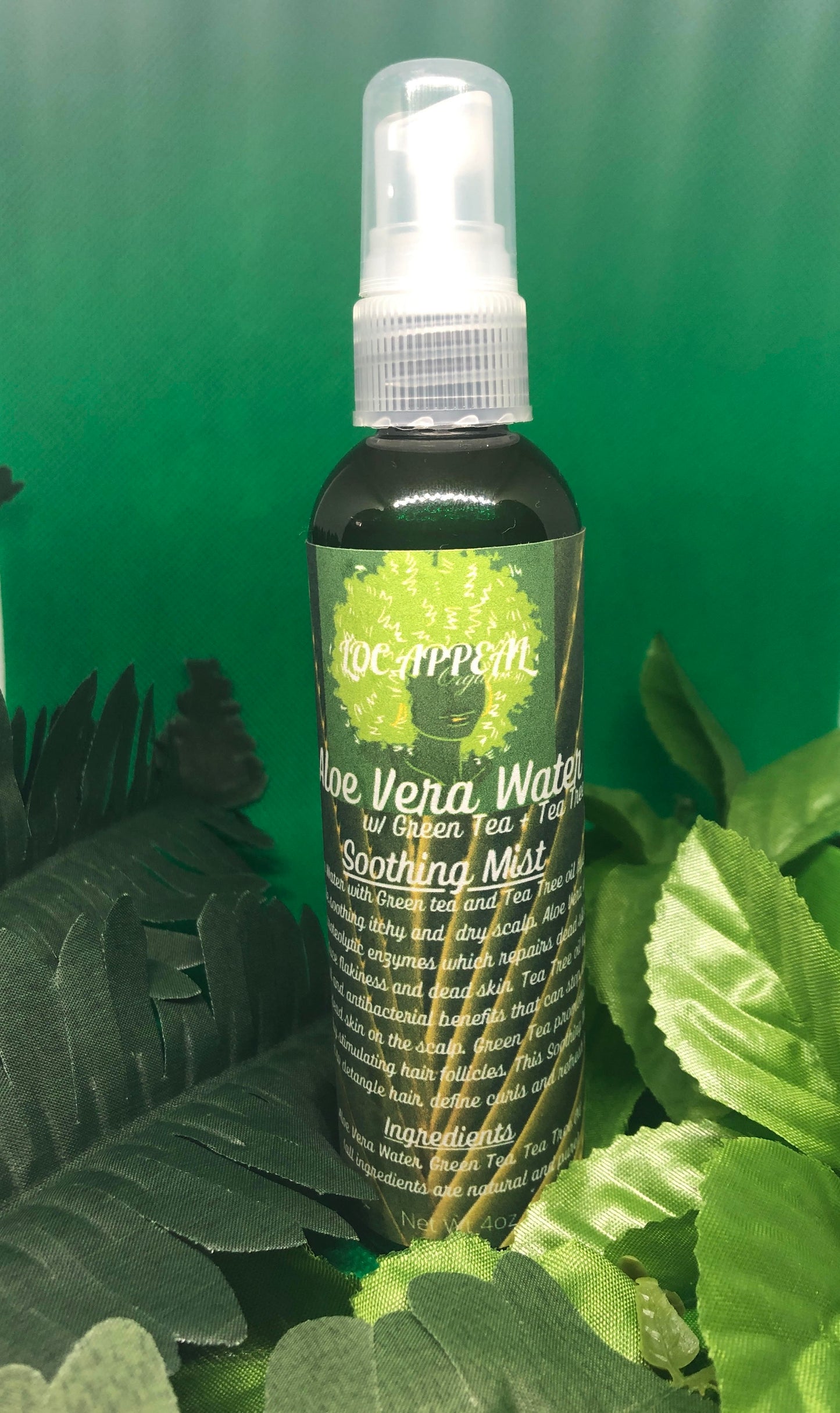 Aloe Vera Water with Green Tea and Tea Tree Oil Soothing Mist