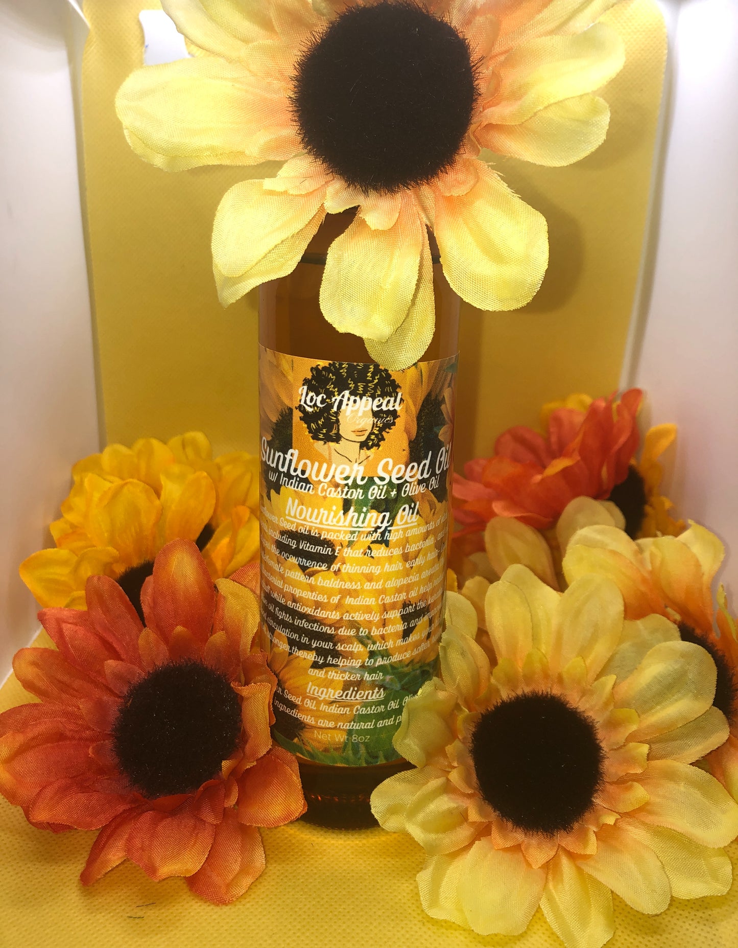 Sunflower Seed Oil Nourishing Oil with Indian Castor Oil and Olive OIl