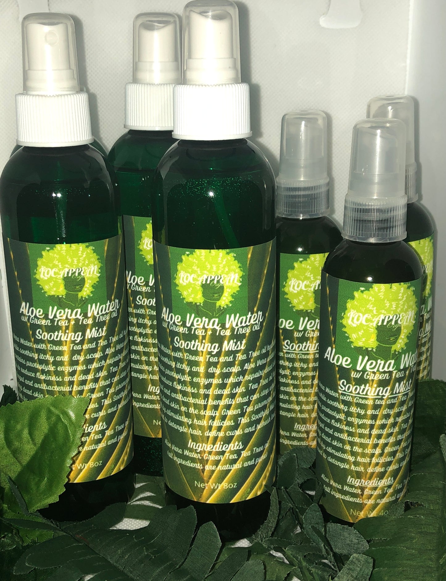 Aloe Vera Water with Green Tea and Tea Tree Oil Soothing Mist